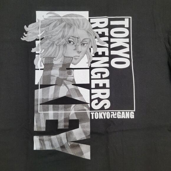 RARE Official Tokyo Revengers Exhibition Mikey Manjiro Sano T-Shirt Mens L - Picture 2 of 5